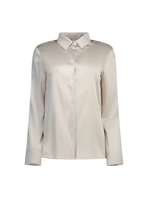 Camicia Verve in raso di seta Ghiaccio MM Max Mara | 2526116067600004